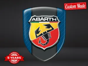 Fiat Abarth Autocollants Vitre Arrière Max Pro Durable Stylés